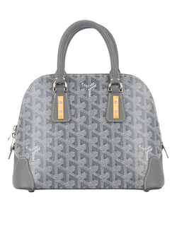 Goyard Vendome Mini Bag, Leather, Grey, MAE020211, DB/B/DB